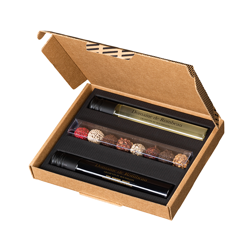 Vin-smagning med chokoladetruffler